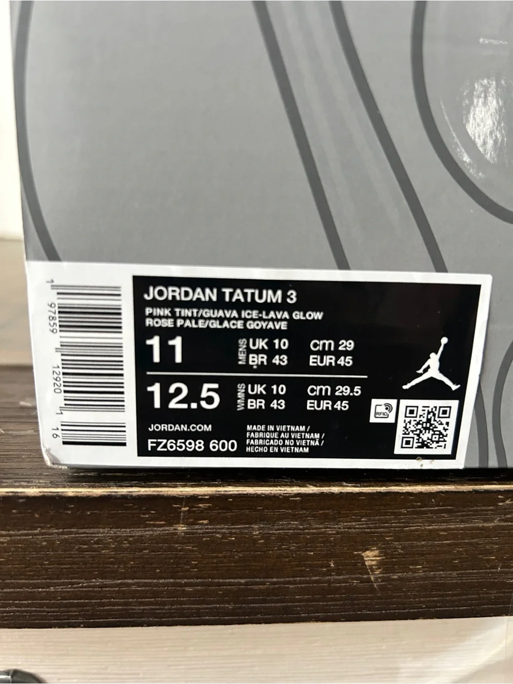 Jordan Tatum 3 ‘Pink’